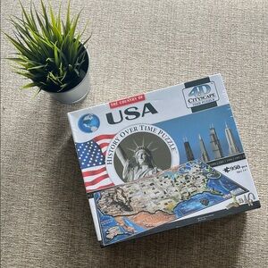 USA 4D Cityscape History Puzzle